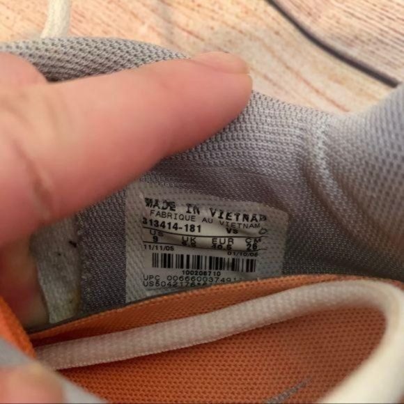 Nike Max Air BRS 1000 Orange White Gray Silver - Picture 7 of 8